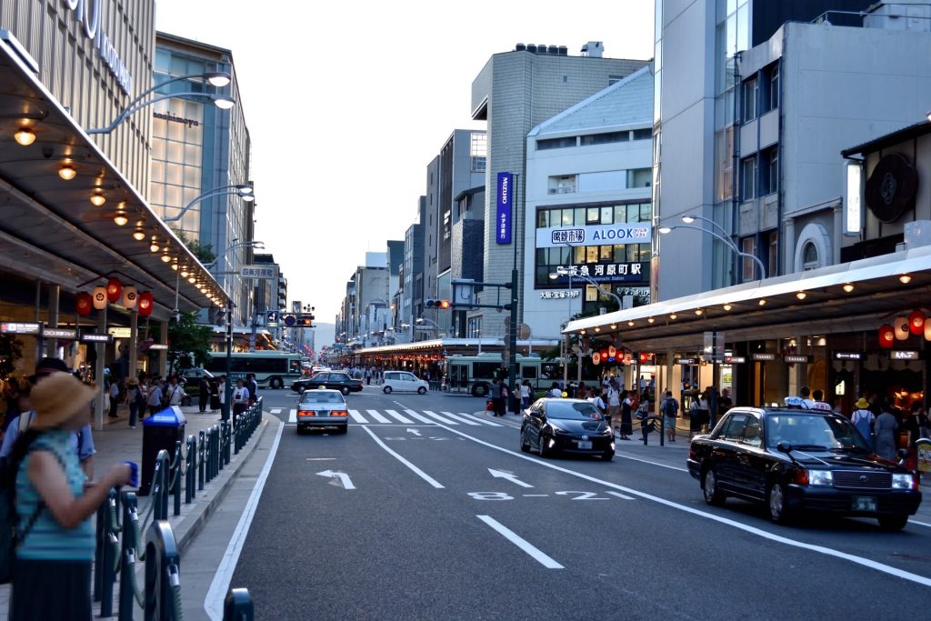 Shijo Kawaramachi Shopping Street in Kyoto