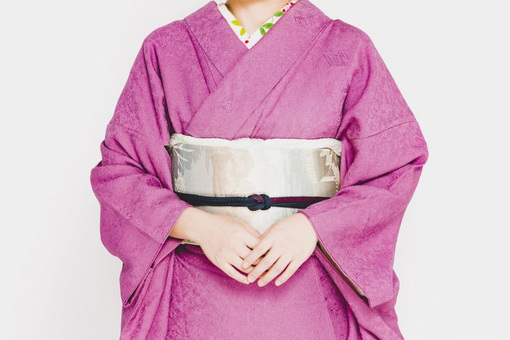 Japanese Men's Traditional Kimono inner under wear Juban White Linen 14 JAPAN 